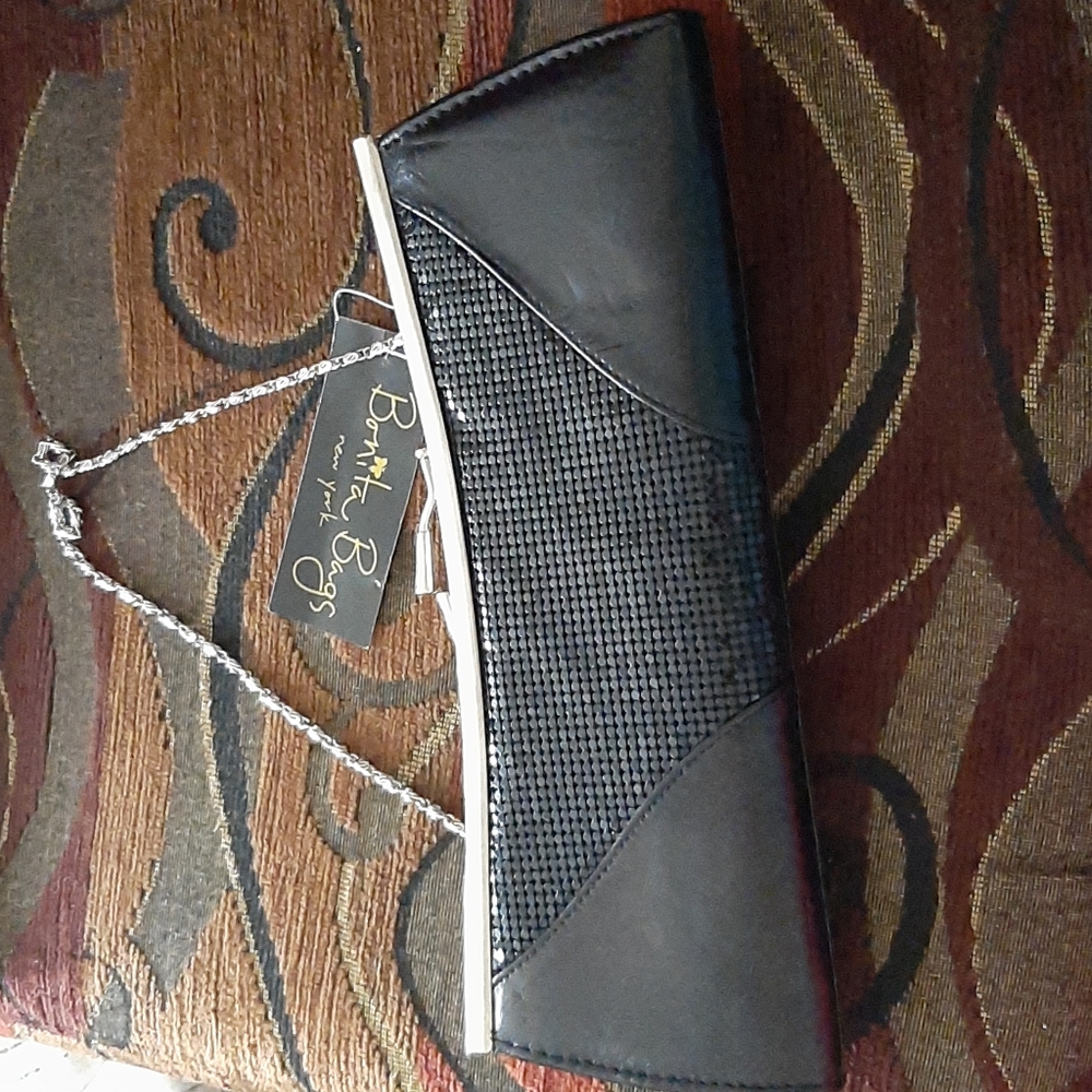 Bonita bags black clutch